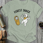 Funny Forest Snack Bear Graphic T-Shirt