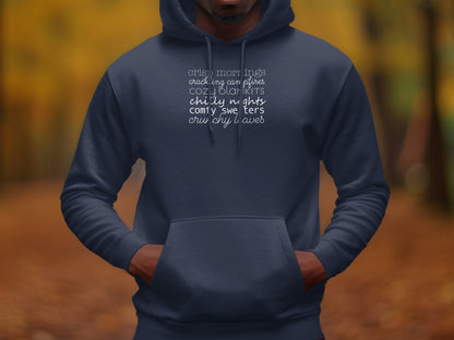 Crisp Mornings Cozy Blankets Comfy Sweaters Hoodie product type