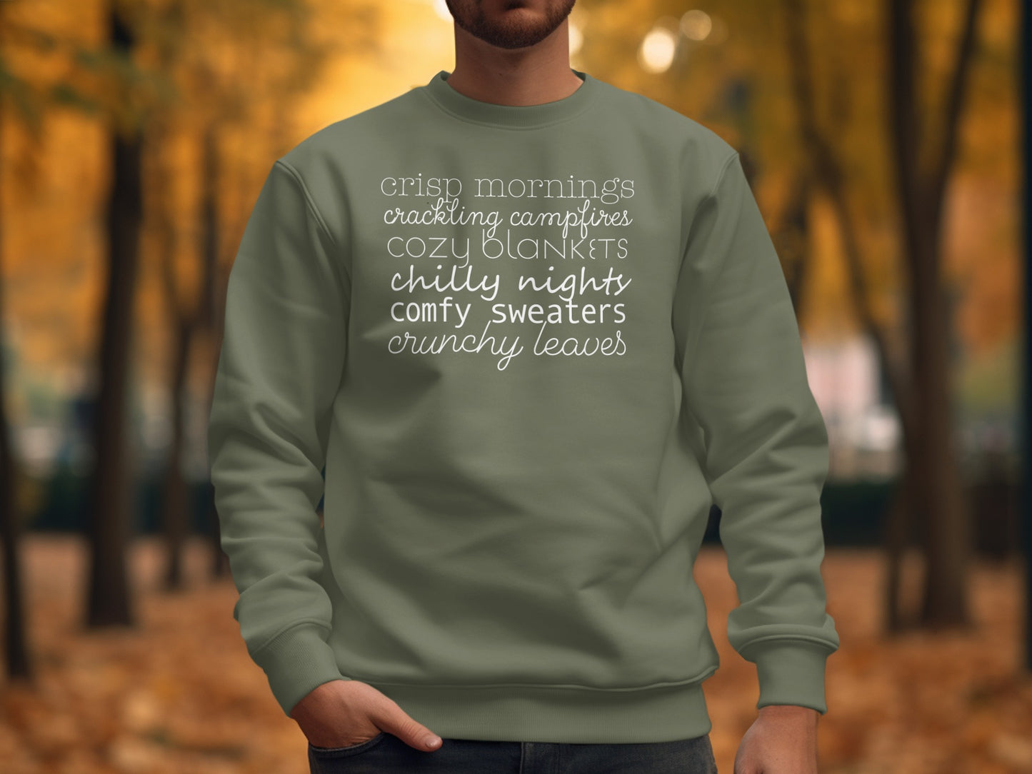 Cozy Fall-Themed Sweatshirt Perfect Autumn Product