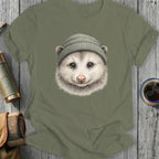 Cute Possum in Beanie Graphic T-Shirt Product