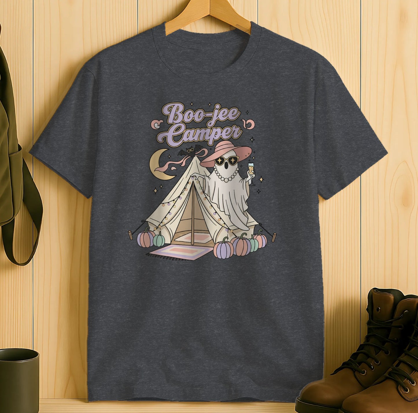Boo-jee Camper Ghost and Tent Design T-shirt product
