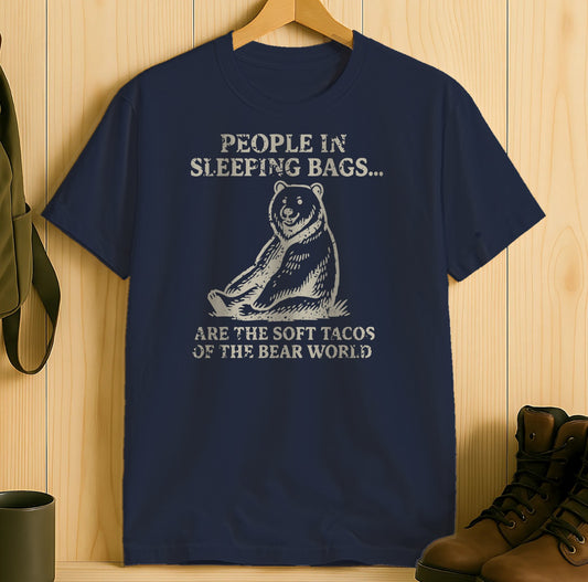 People in Sleeping Bags Are the Soft Tacos of the Bear World product type