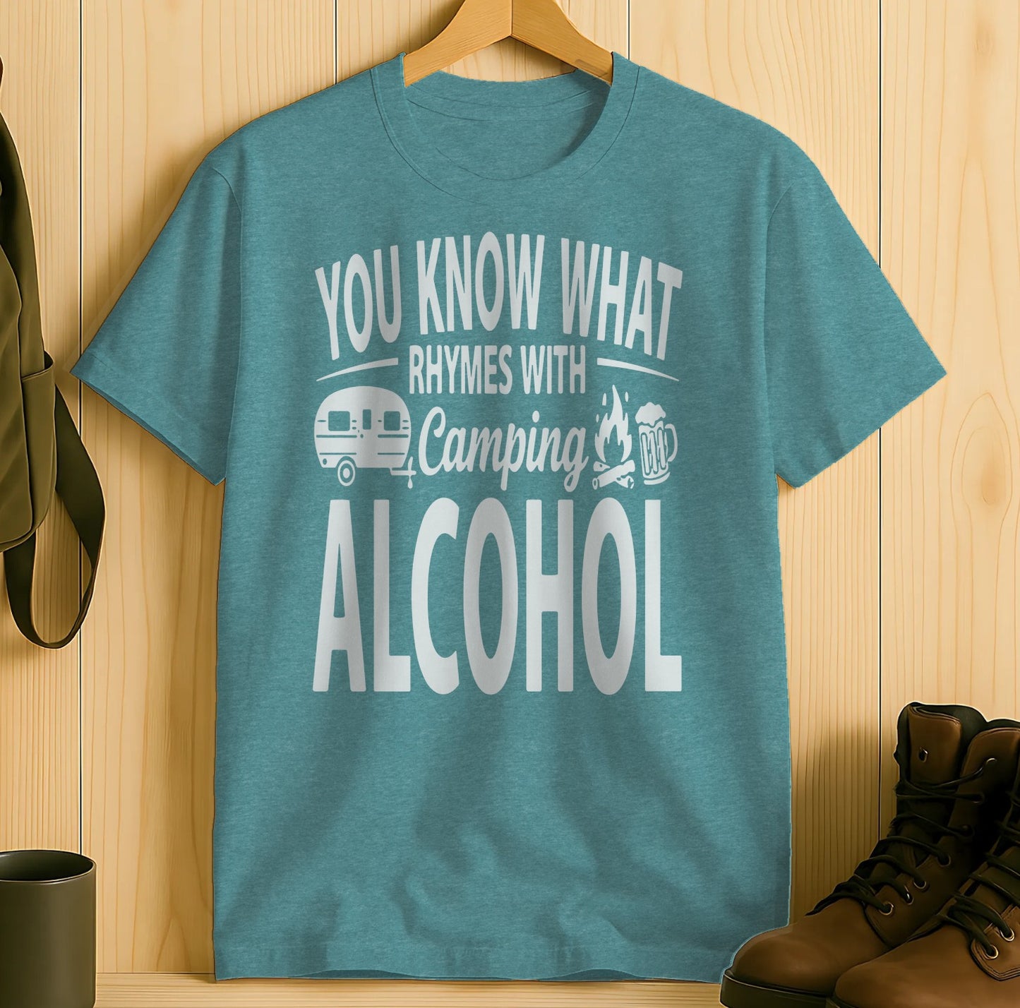 You Know What Rhymes With Camping Alcohol product type