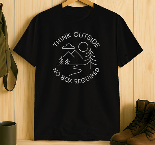 Think Outside No Box Required T-shirt product