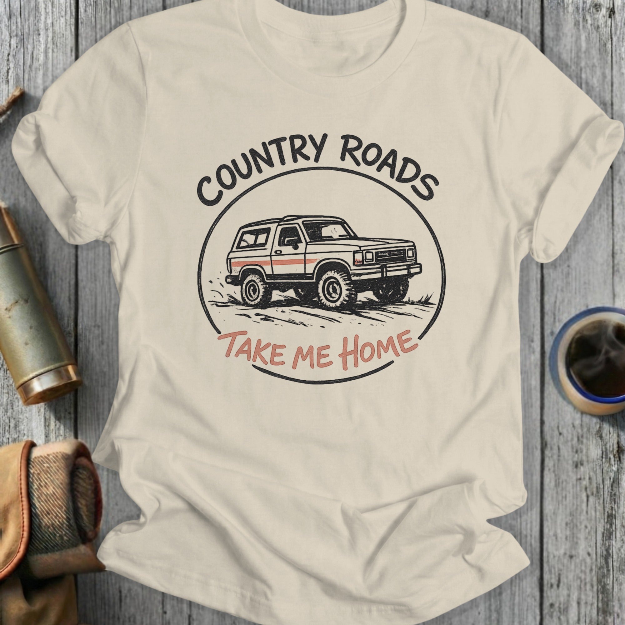 Country Roads Take Me Home Graphic T-Shirt
