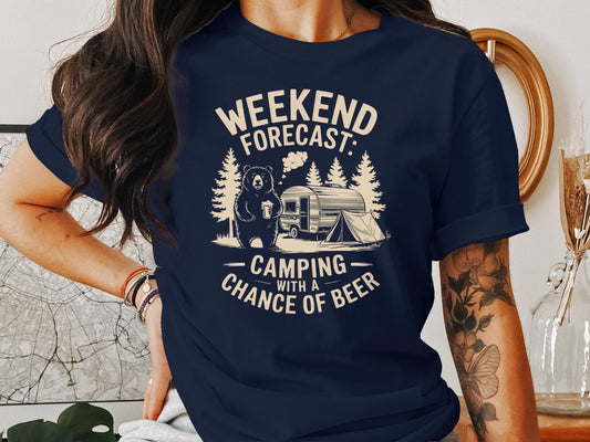 Weekend Forecast Camping with a Chance of Beer product type