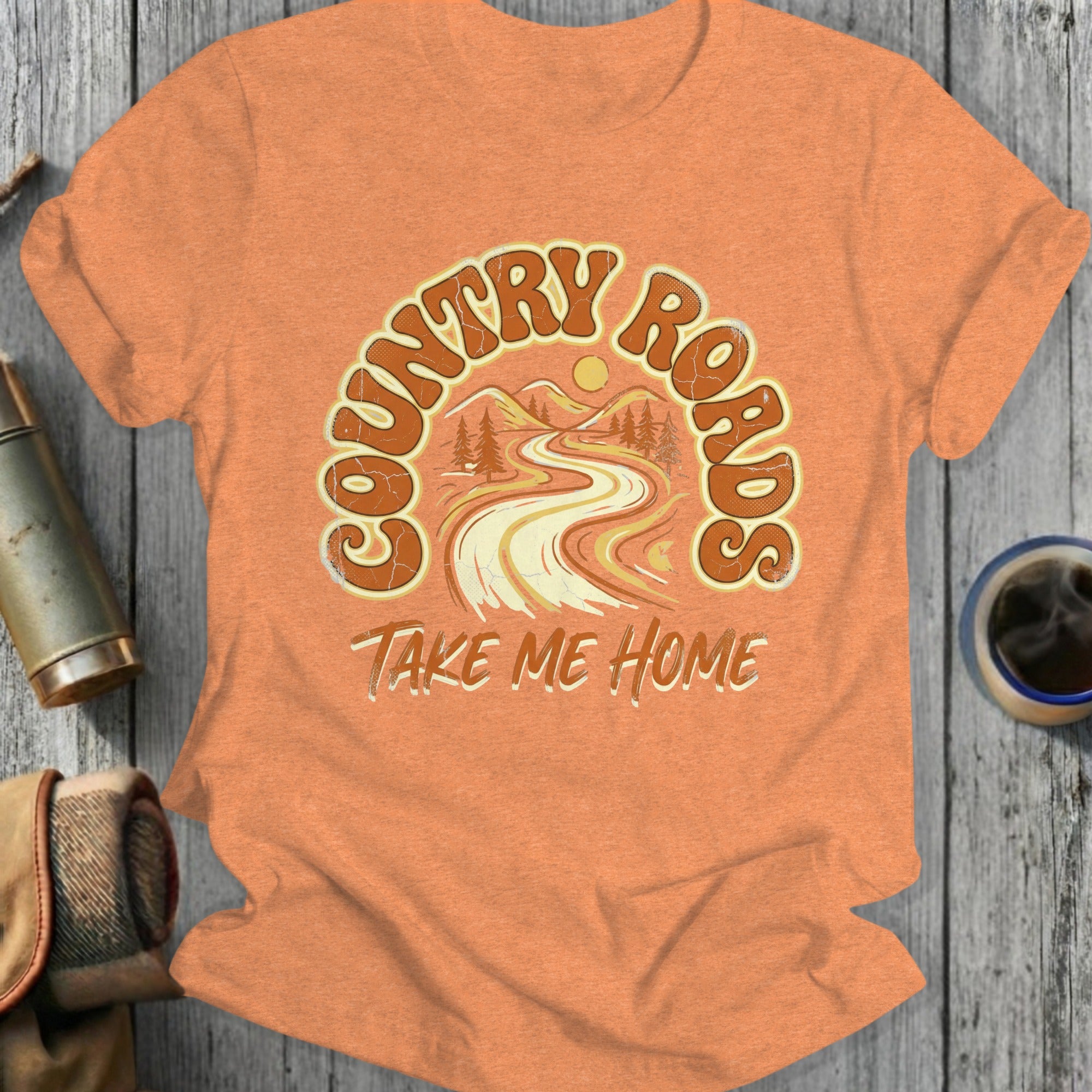 Country Roads Take Me Home Graphic T-Shirt