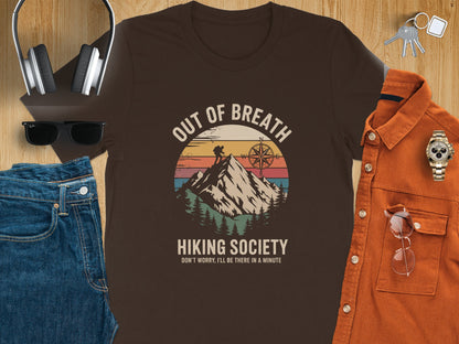 Out of Breath Hiking Society Don't Worry T-Shirt product type