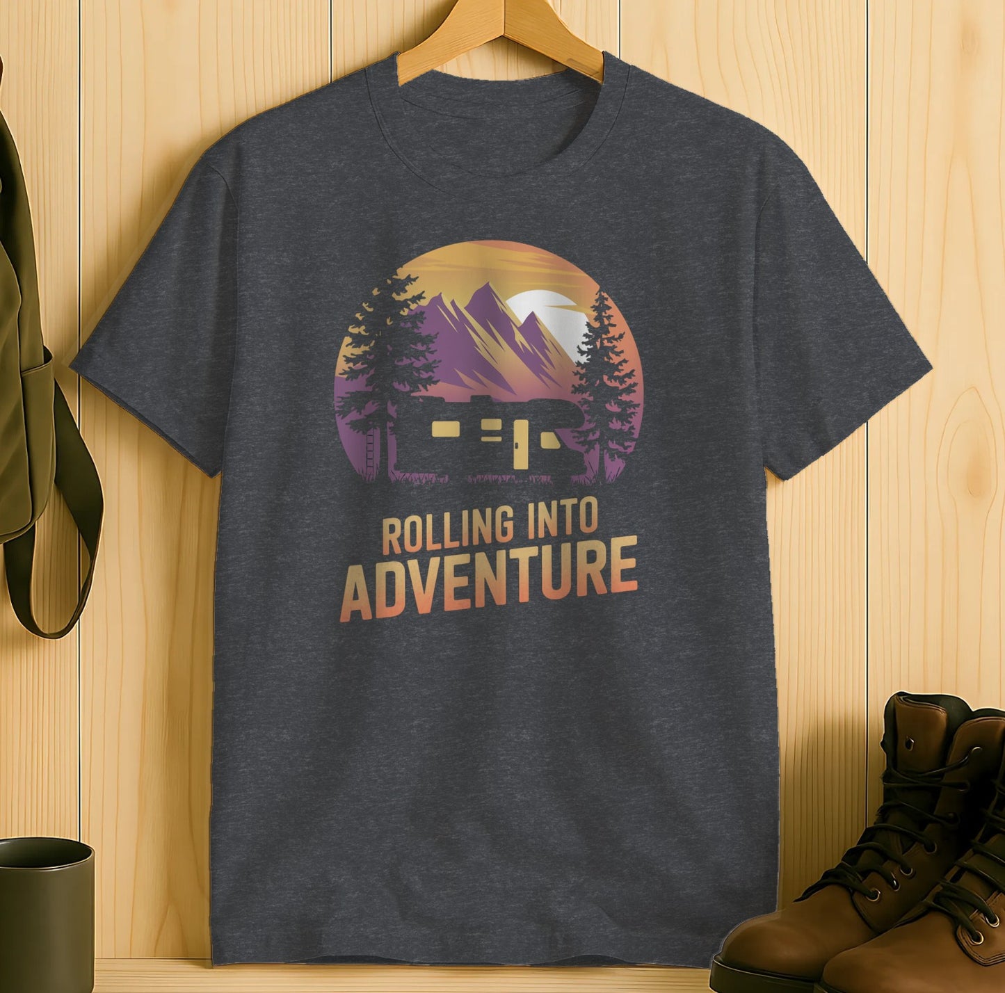 Rolling Into Adventure Graphic T-Shirt product