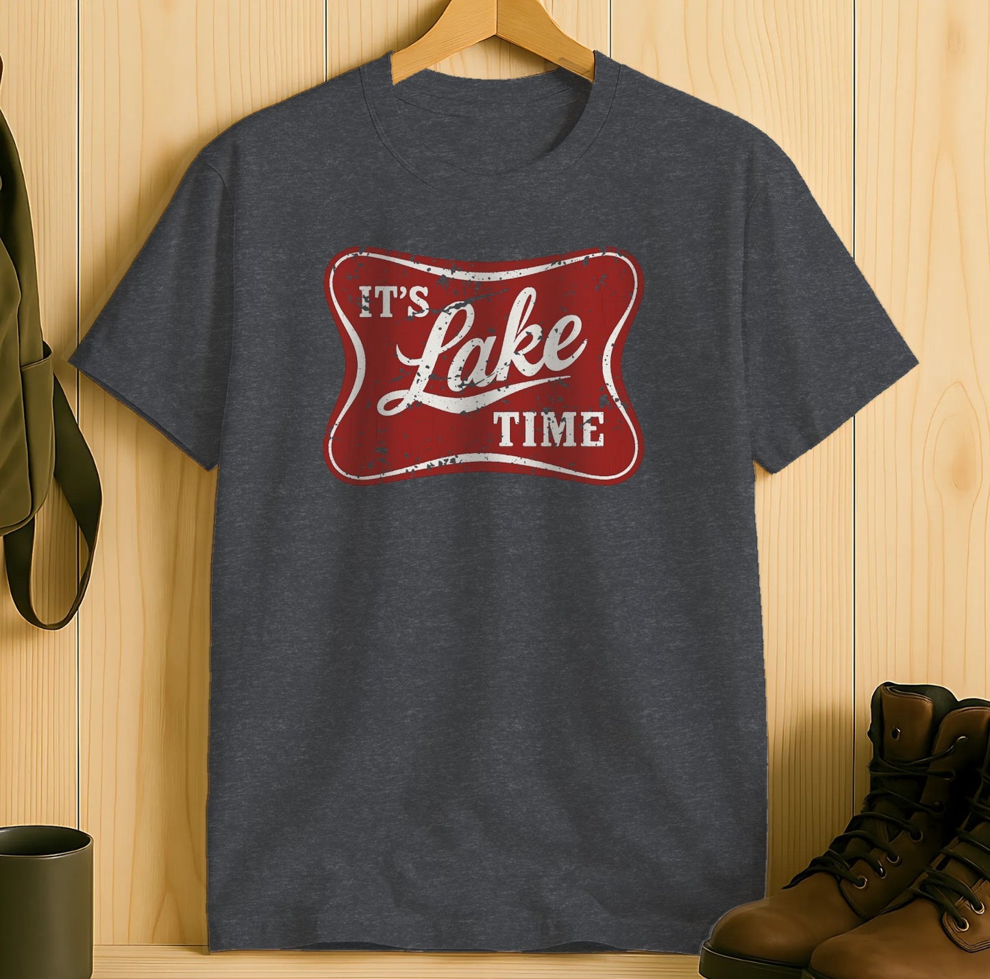 It's Lake Time Graphic Printed T-shirt product type