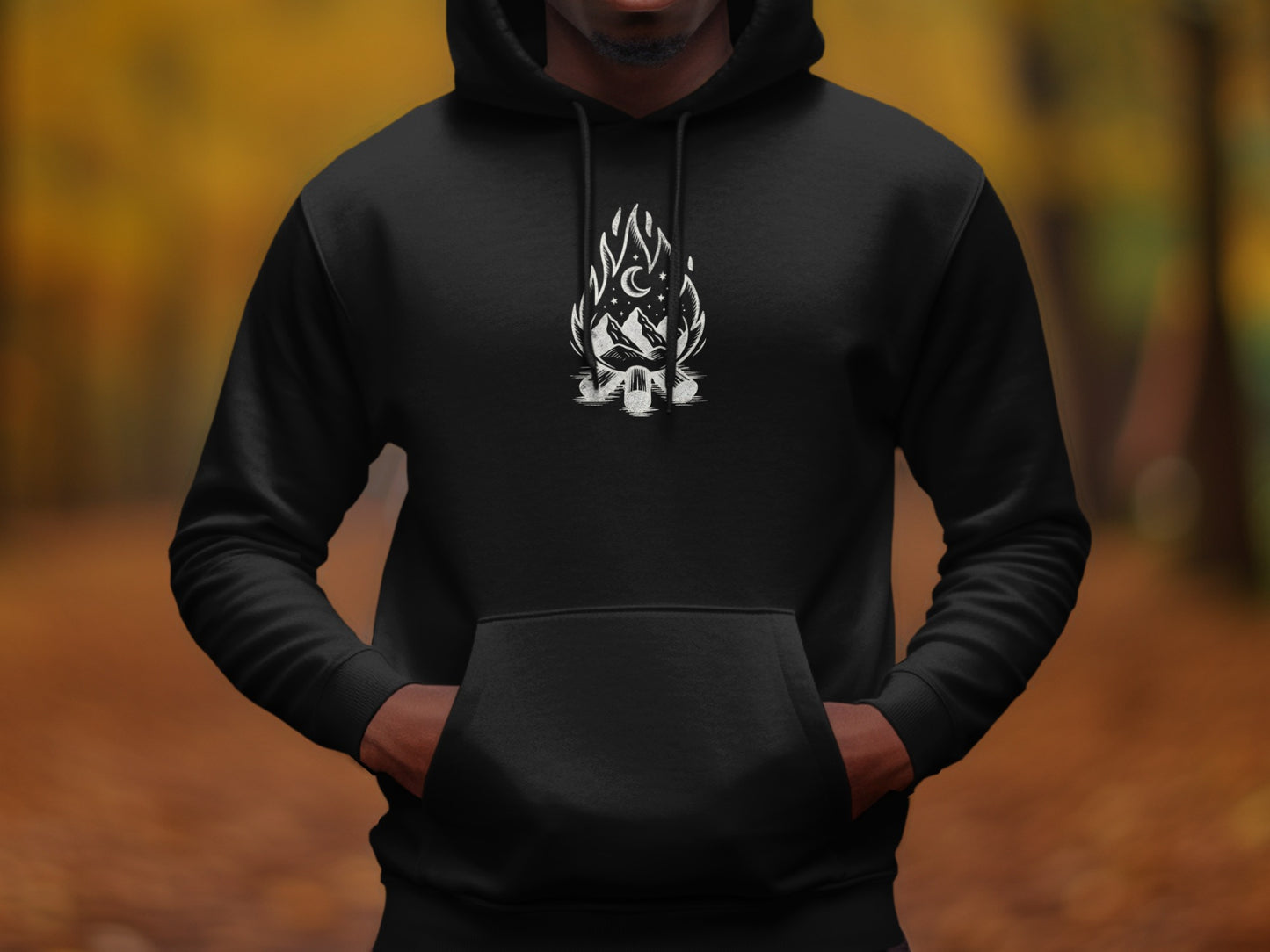 Flaming Skull Streetwear Graphic Hoodie product