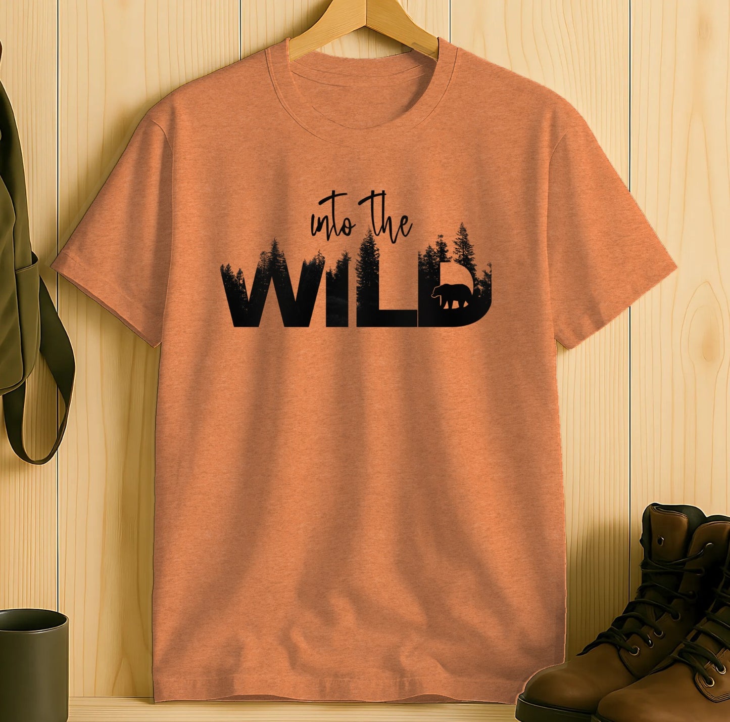 Into The Wild Graphic Outdoor Adventure T-Shirt product