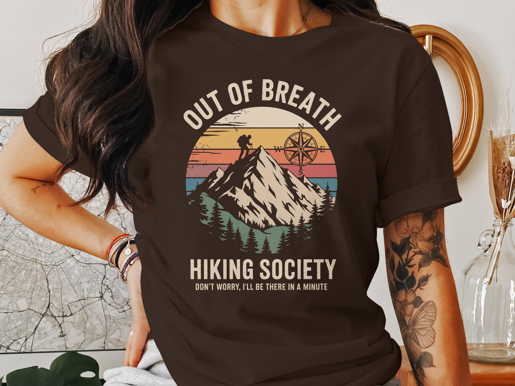 Out of Breath Hiking Society Graphic T-Shirt product