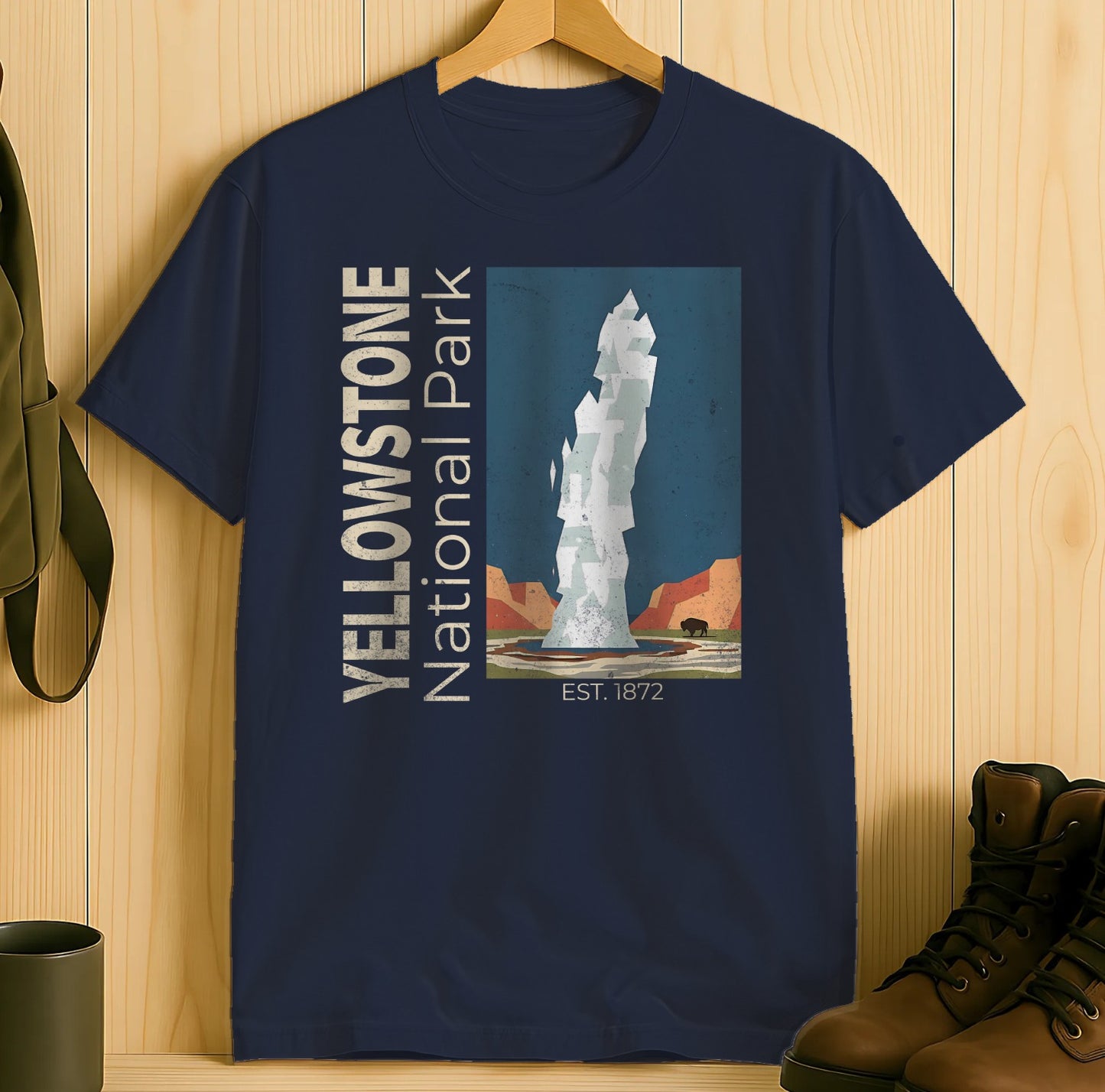 Yellowstone National Park EST 1872 T-shirt