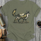 Woodland Fox With Flowers and Trees Graphic Tee