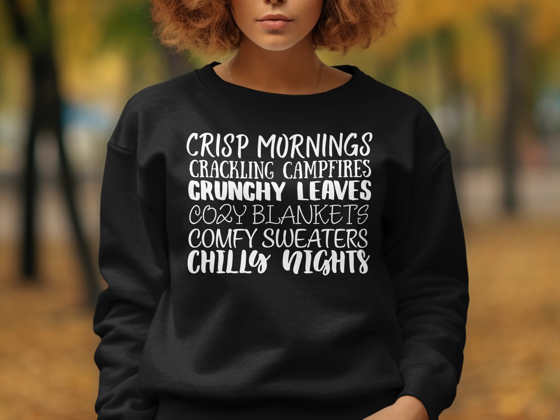 Crisp Mornings Crackling Campfires Cozy Sweater product