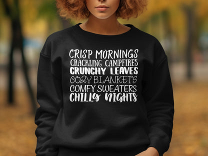 Crisp Mornings Crackling Campfires Cozy Sweater product