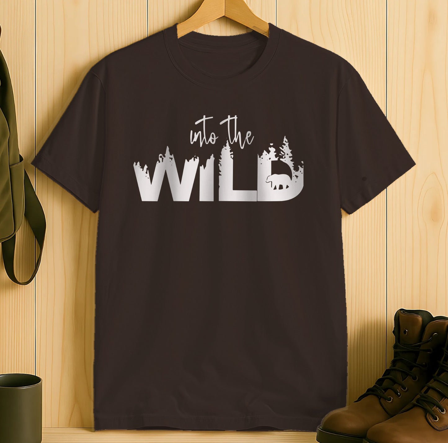 Into The Wild Graphic Design T-Shirt product