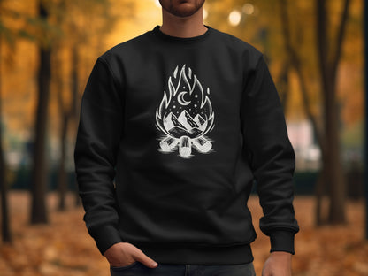 Scenic Campfire Night Graphic Sweatshirt product