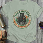 Bear holding a marshmallow and chocolate bar with text "I Have A Very Strict Snack-To-Activity Ratio".