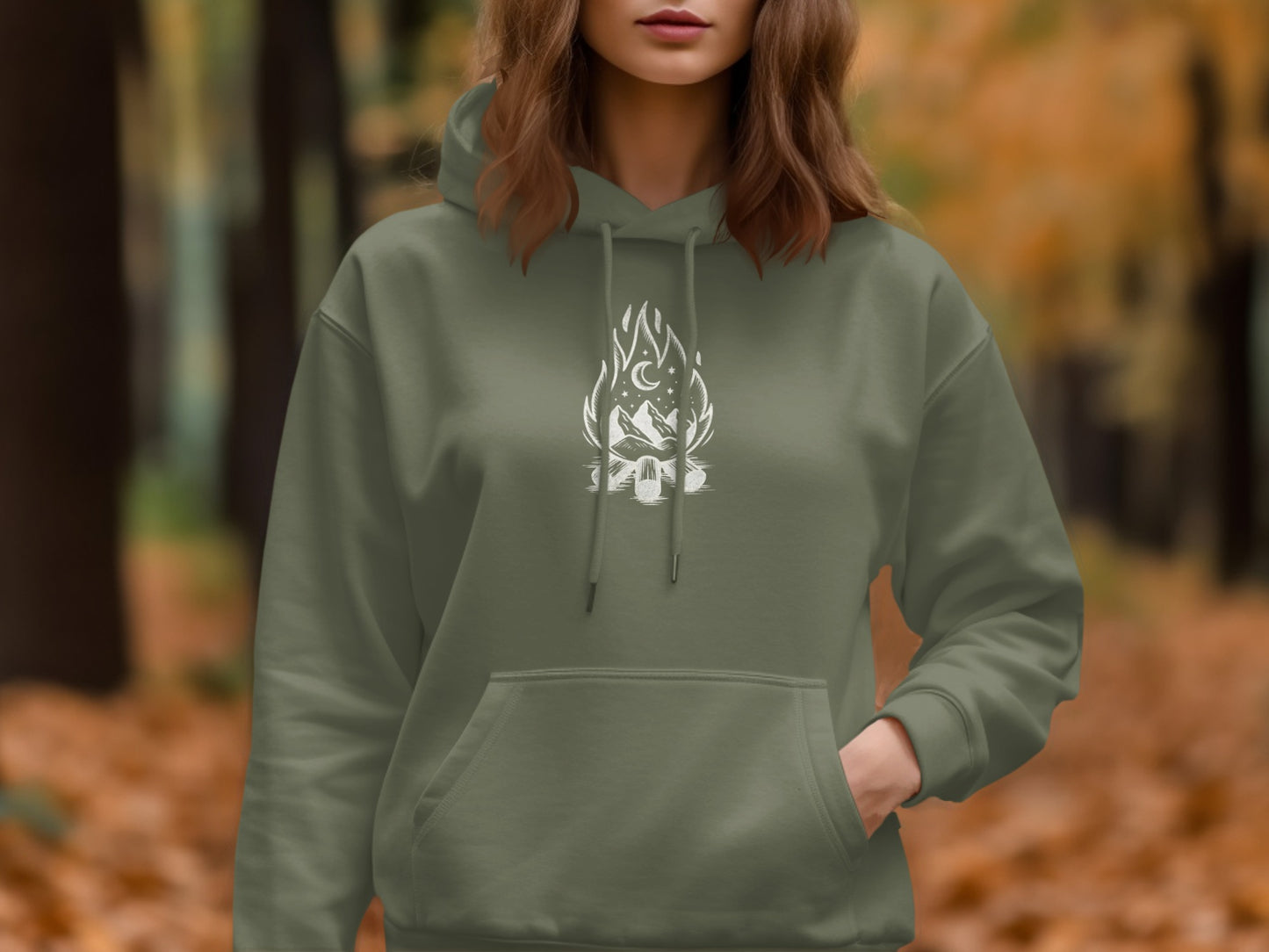 Cozy Forest Trail Graphic Hoodie product
