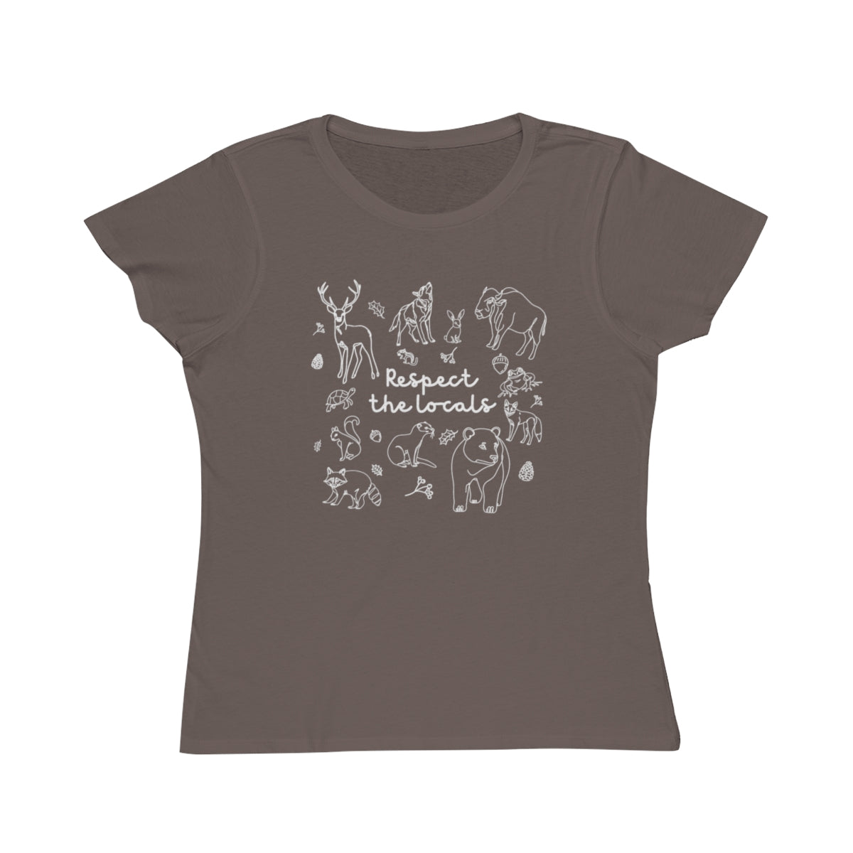 Respect the Locals Wildlife Graphic T-shirt