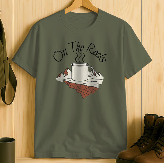 On The Rocks Graphic Tee Shirt Casual Clothing Product