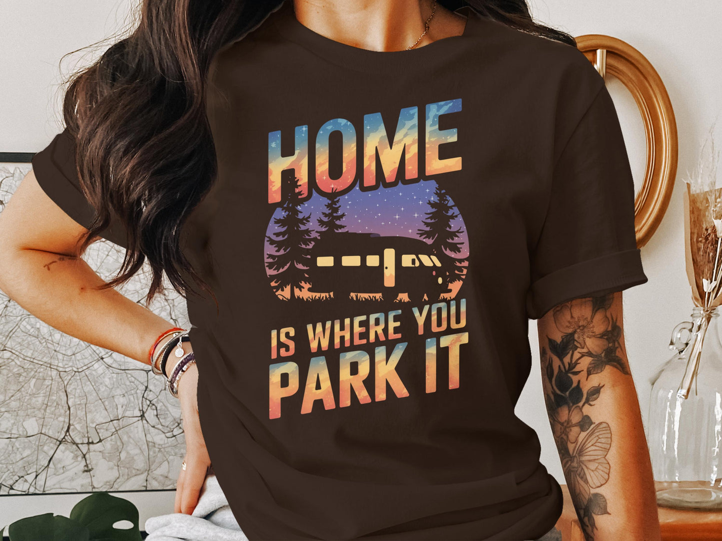 Home Is Where You Park It Graphic T-shirt product type