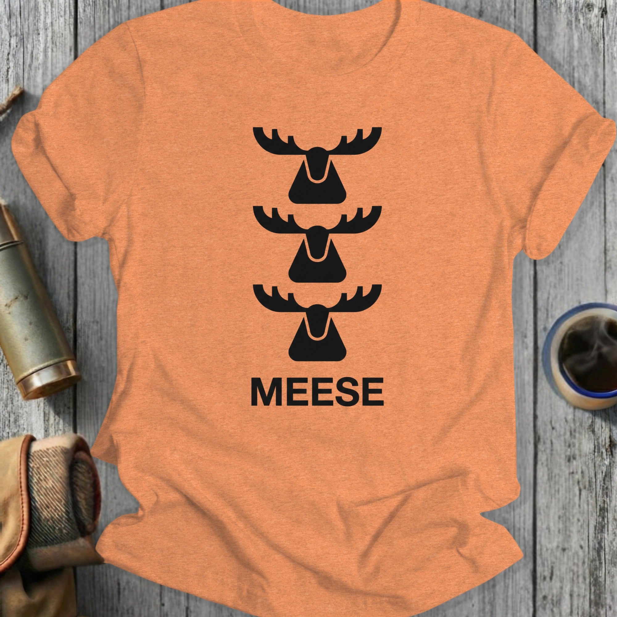 Funny Three Meese Design Graphic T-Shirt for Fans