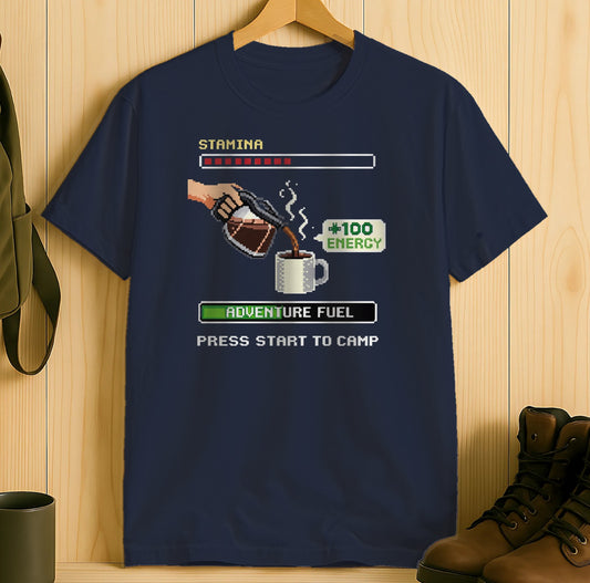 Adventure Fuel Press Start to Camp Energy Shirt