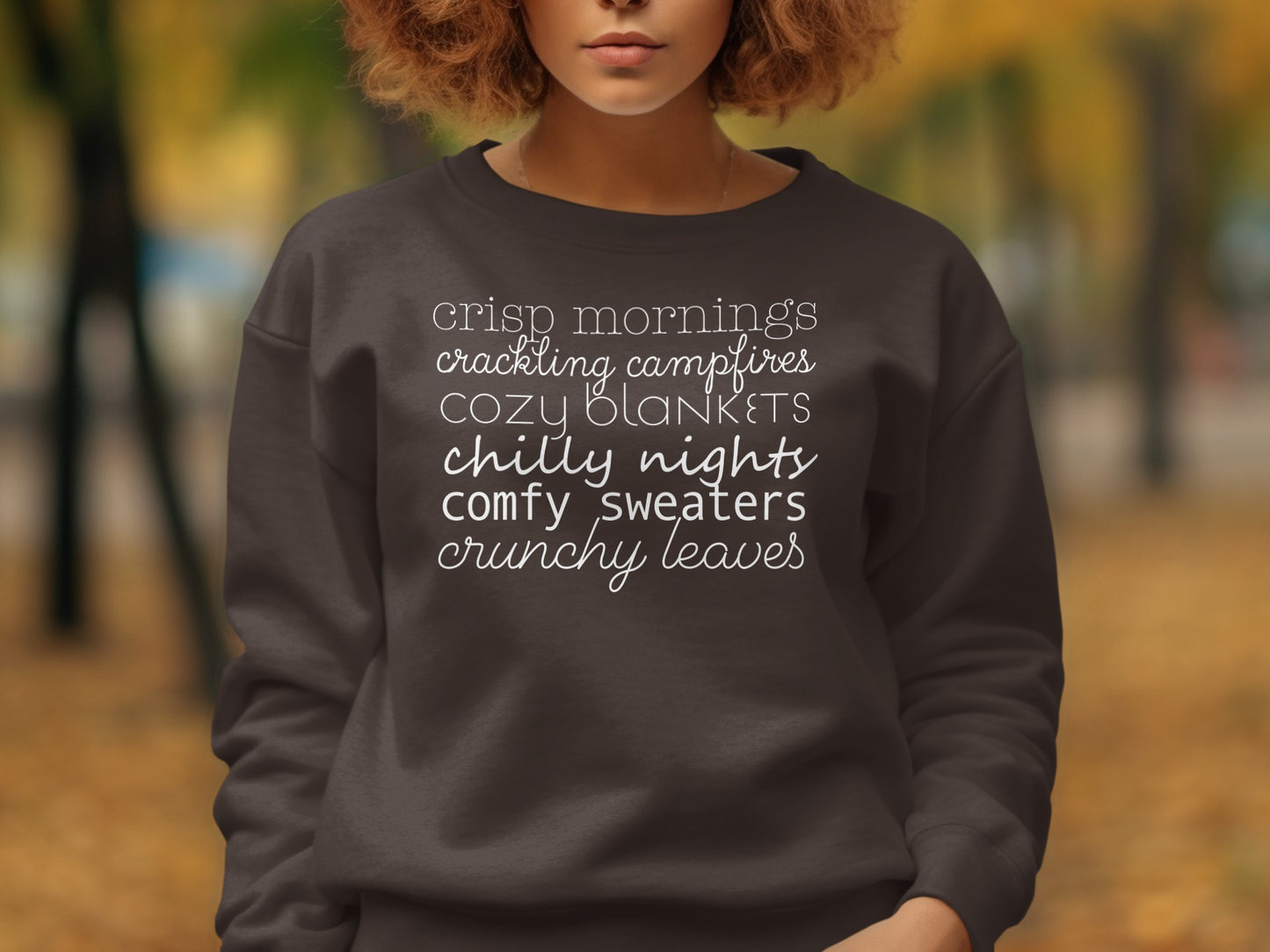 Crisp Mornings Cozy Blankets Chilly Nights Sweater product