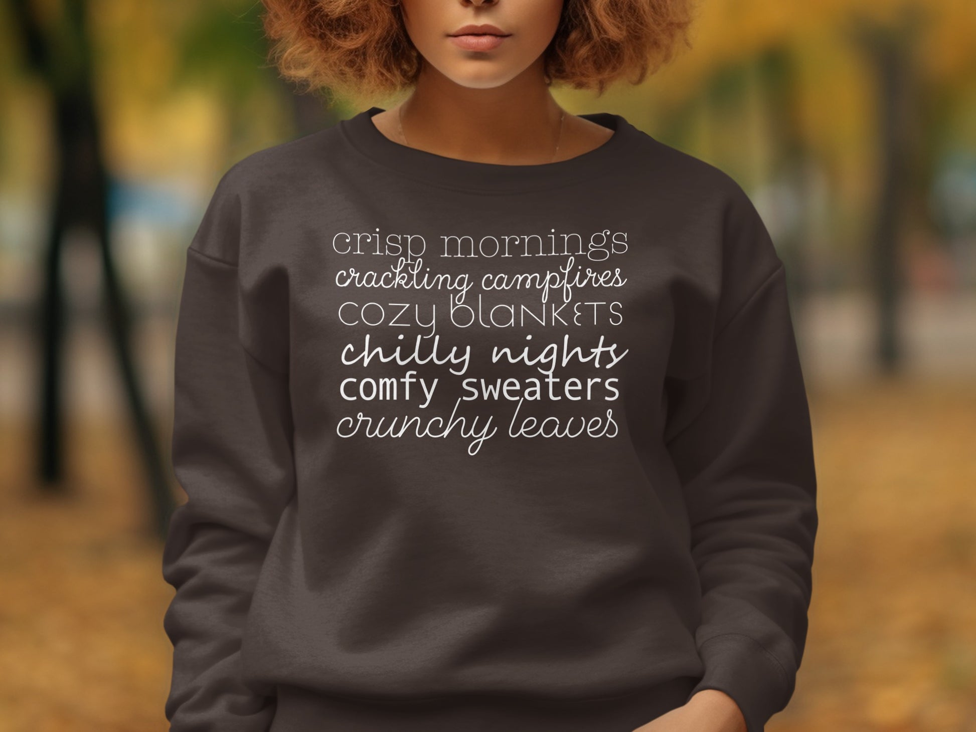 Crisp Mornings Cozy Blankets Chilly Nights Sweater product