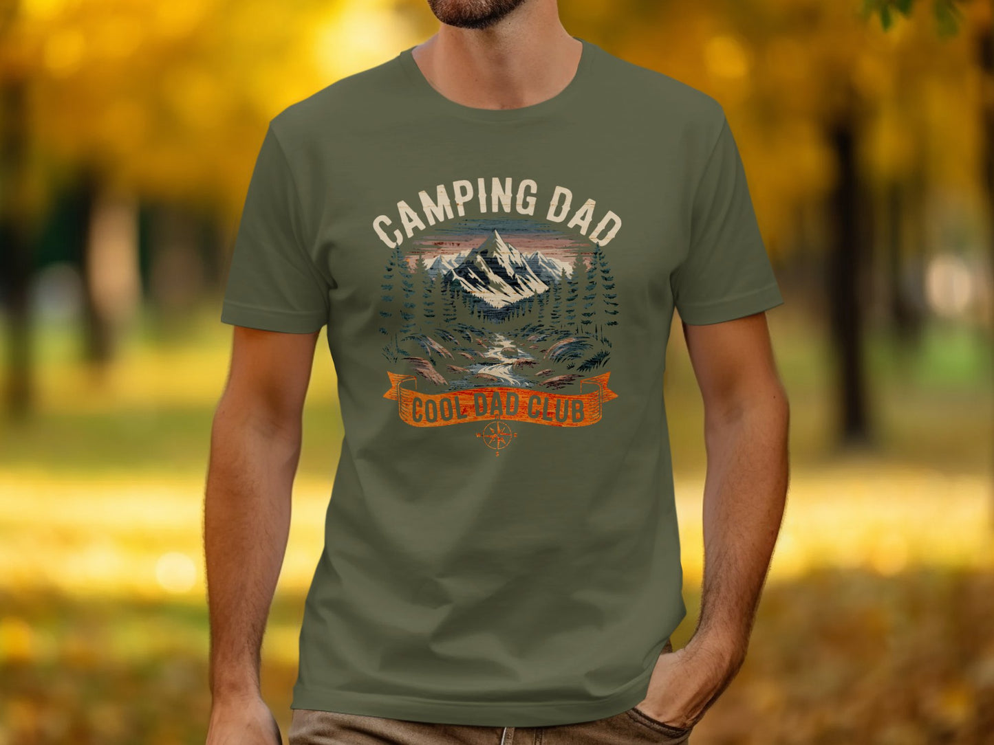Camping Dad Cool Dad Club Graphic T-Shirt product