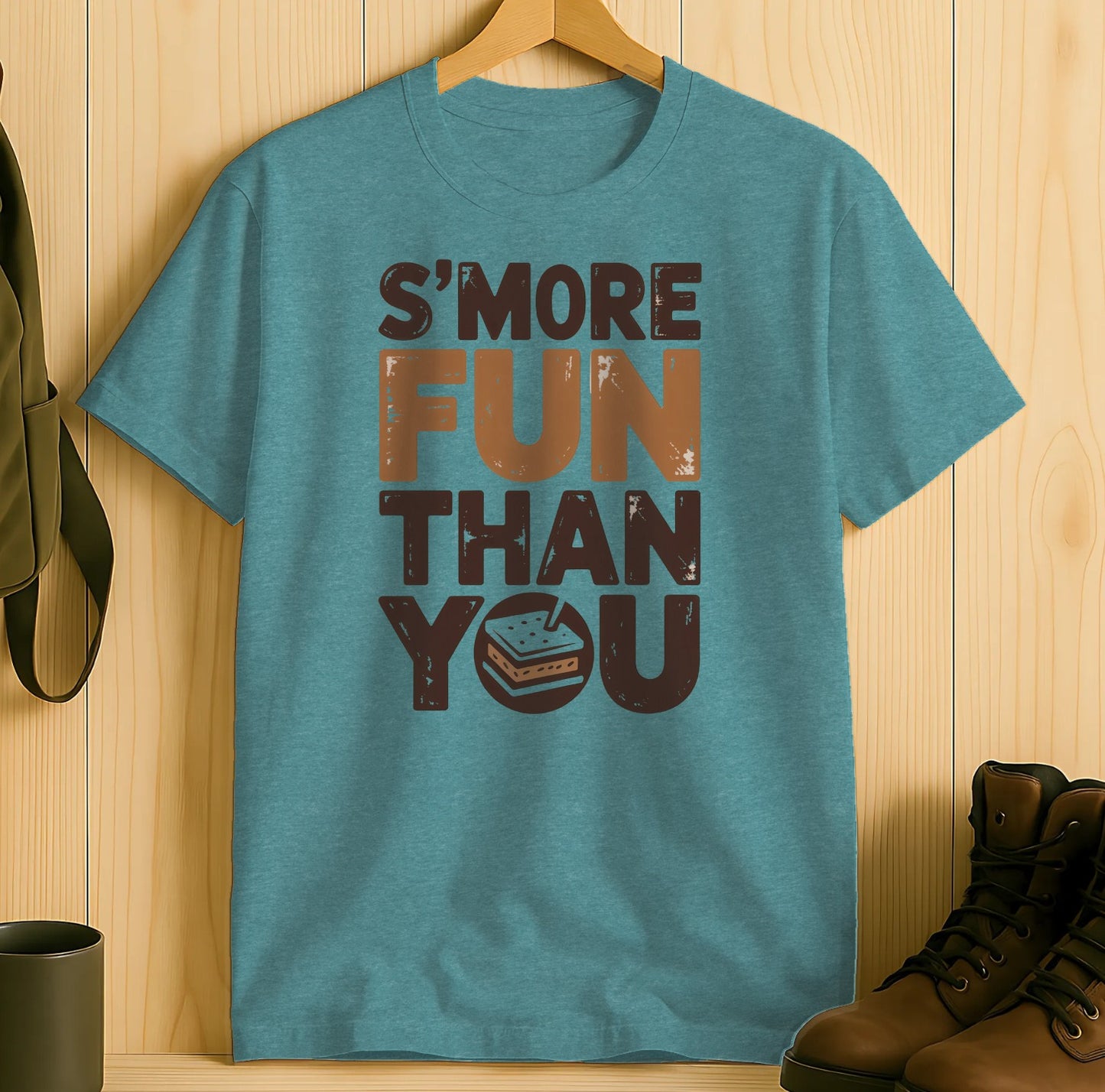 S'More Fun Than You Graphic Tee Shirt Novelty Product
