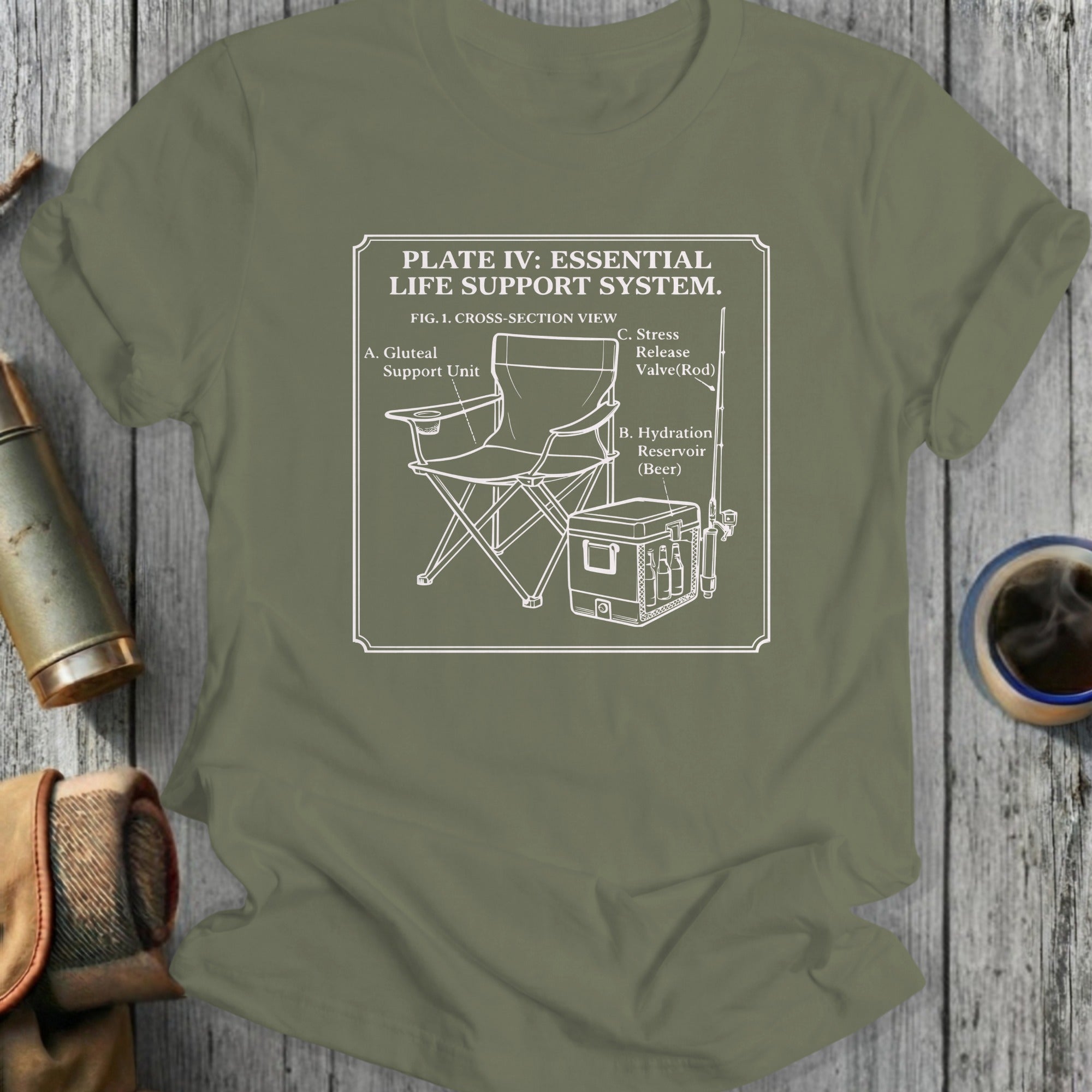 Essential Life Support System Graphic Tee