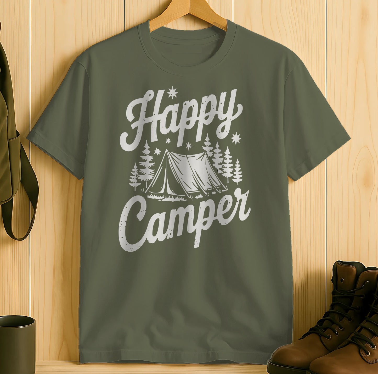 Happy Camper Graphic Tee Classic Outdoor product
