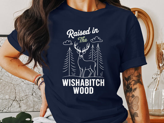 Raised in The Wishabitch Wood Unisex T-Shirt product