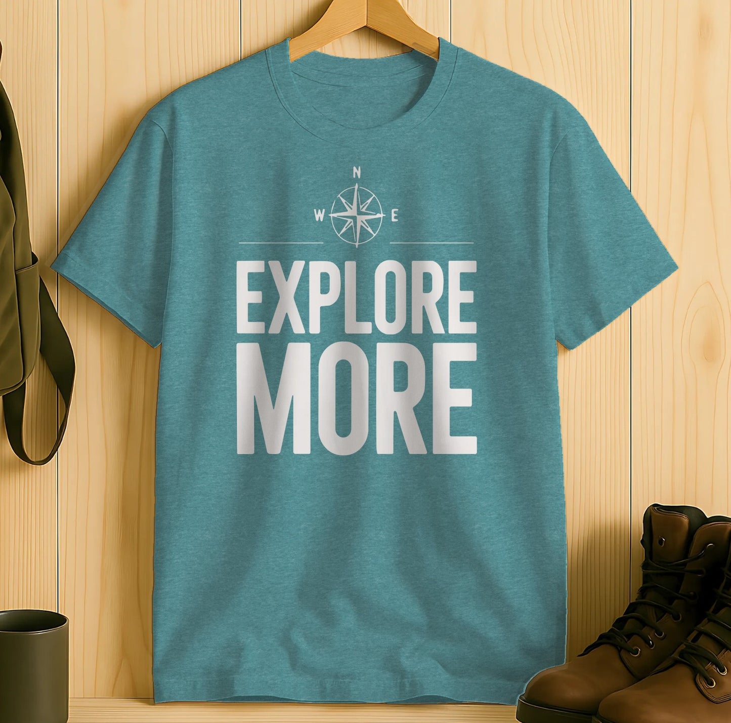 Explore More Compass Graphic Tee Outdoor Adventure product type