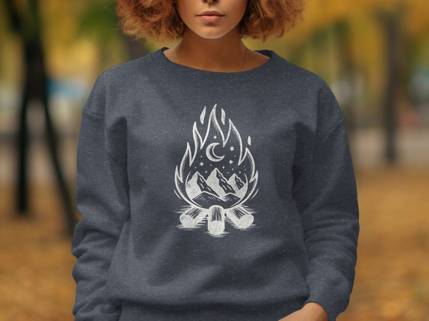 Cozy Fire Outdoor Adventure Sweatshirt product type
