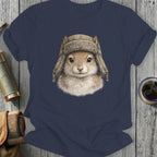 Adorable Squirrel in Aviator Hat Graphic T-shirt