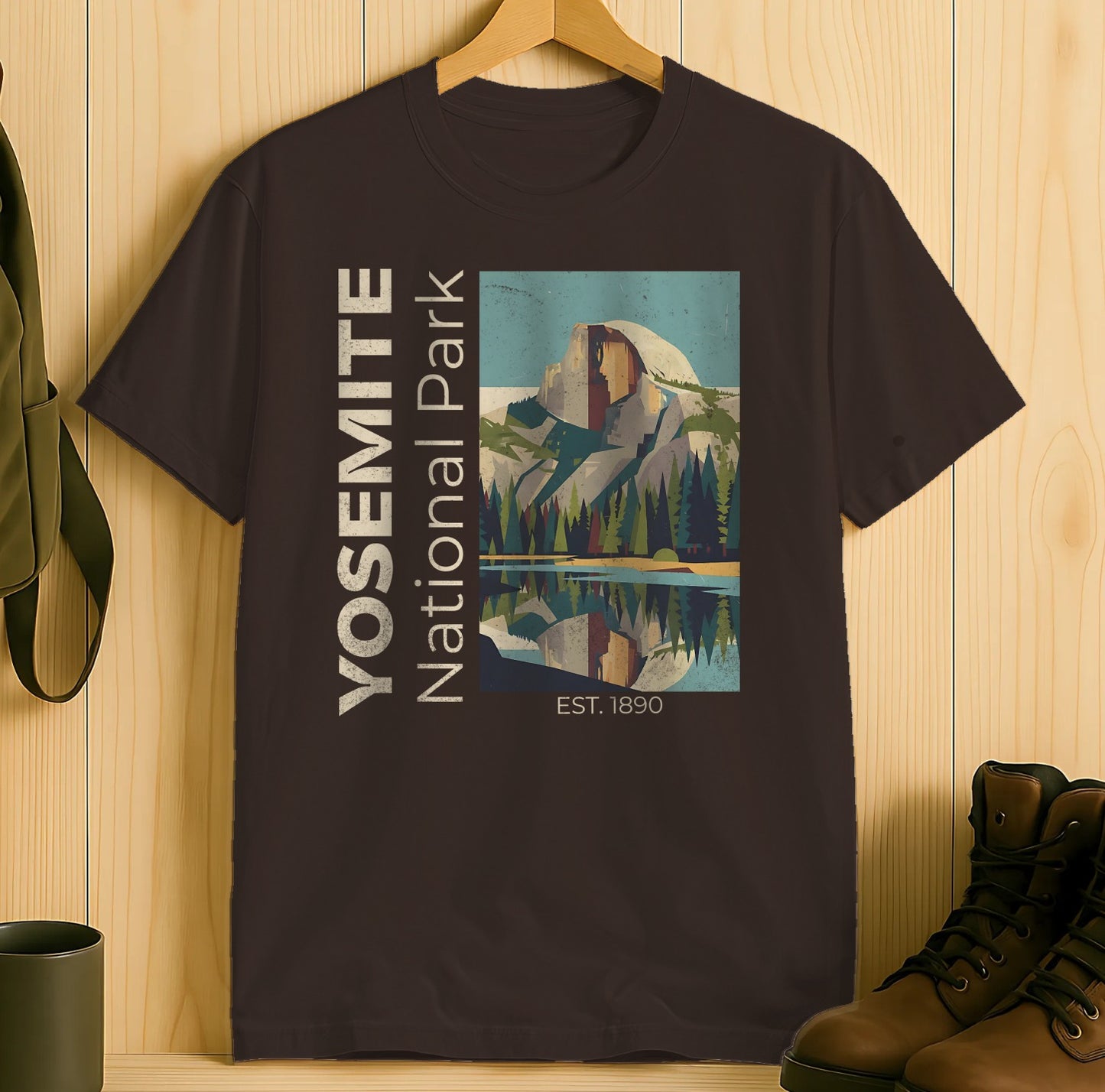 Yosemite National Park Est 1890 graphic tee