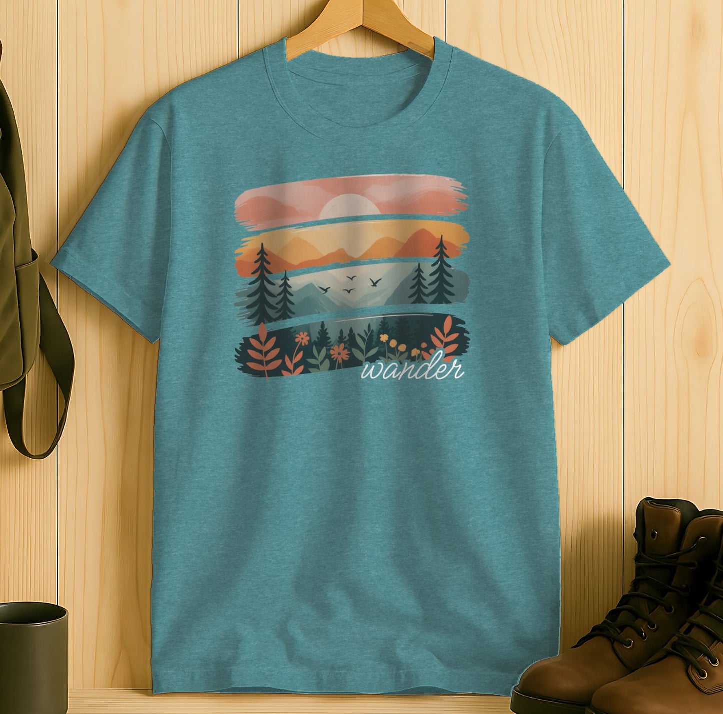 Scenic Wander Design Graphic T-shirt product