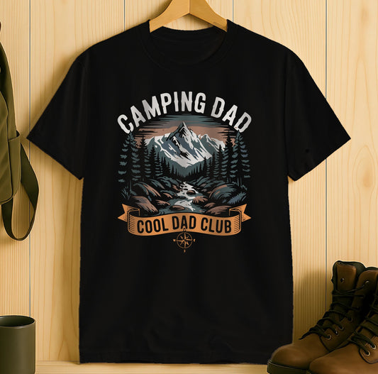 Camping Dad Cool Dad Club Graphic T-shirt product