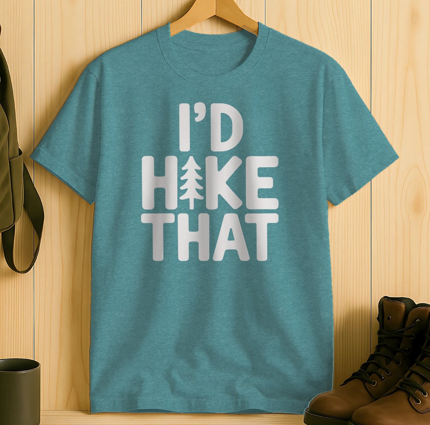 I'd Hike That Printed Graphic Unisex T-Shirt product