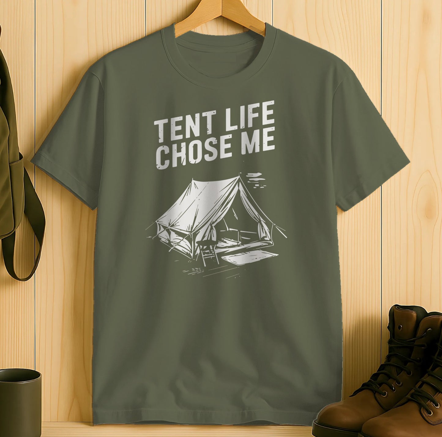 Tent Life Chose Me Graphic T-Shirt product type