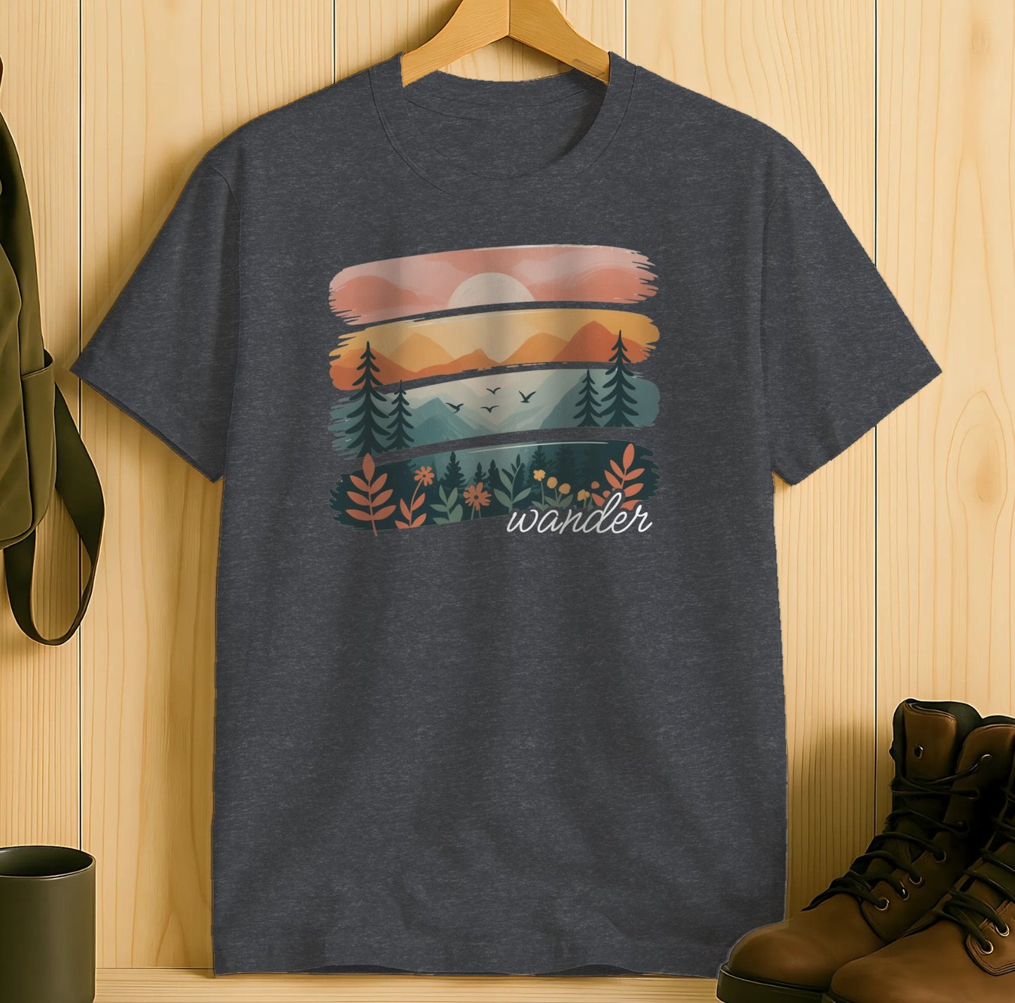 Wander Sunset Scenic Graphic T-Shirt product