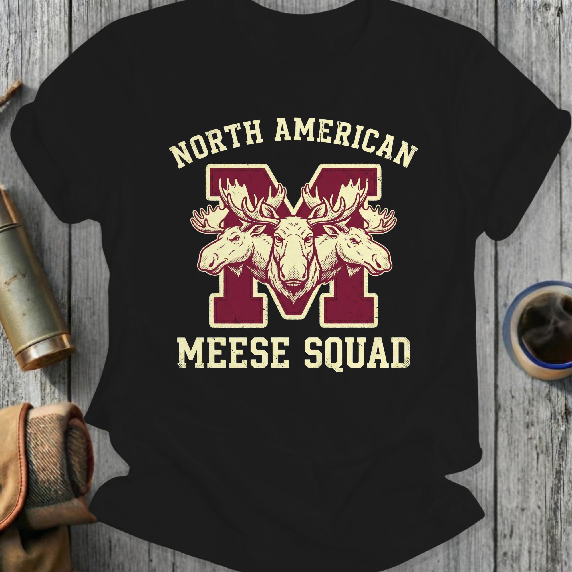 North American Meese Squad Graphic Tee Shirt