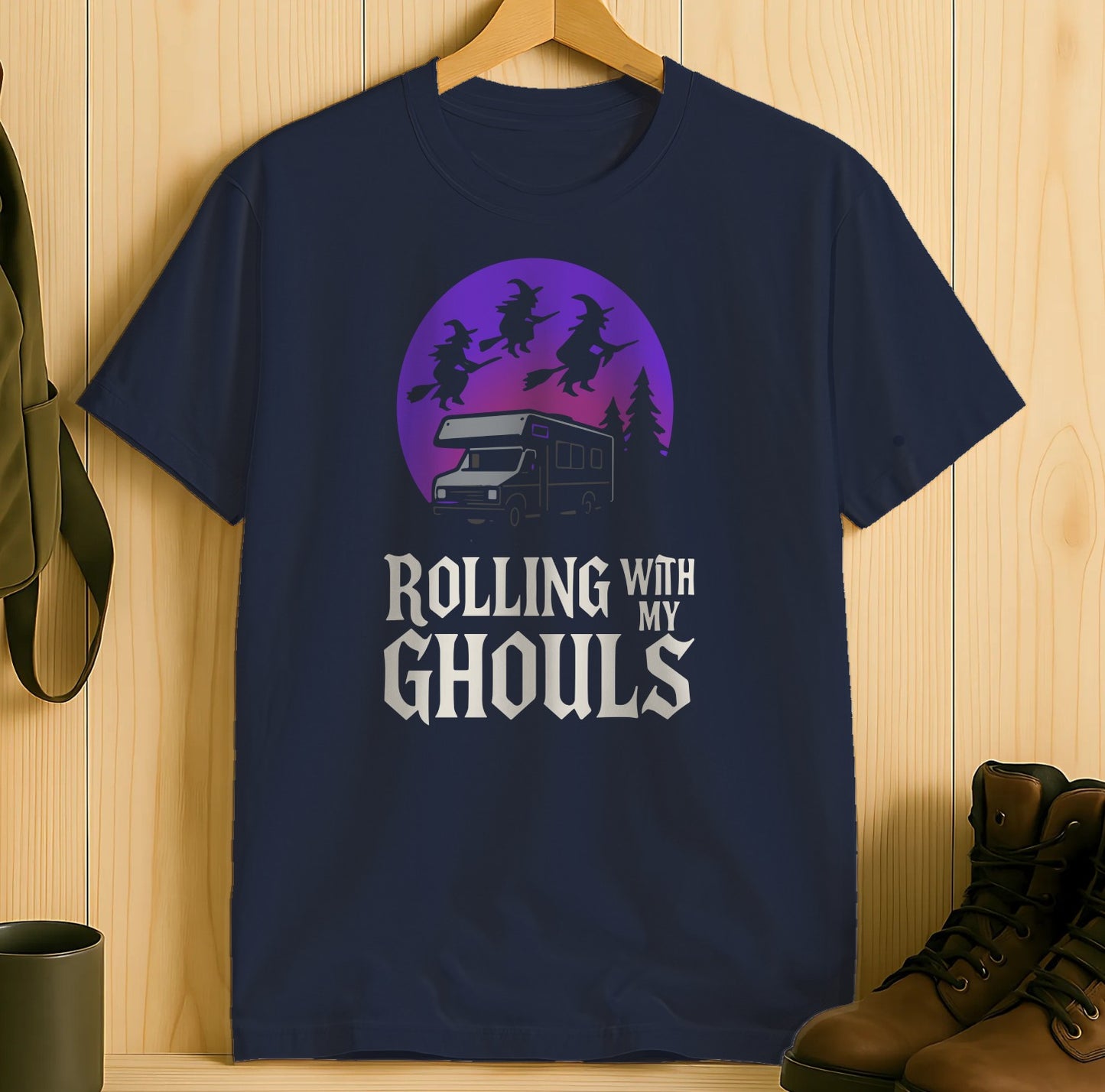 Rolling With My Ghouls Halloween T-Shirt product
