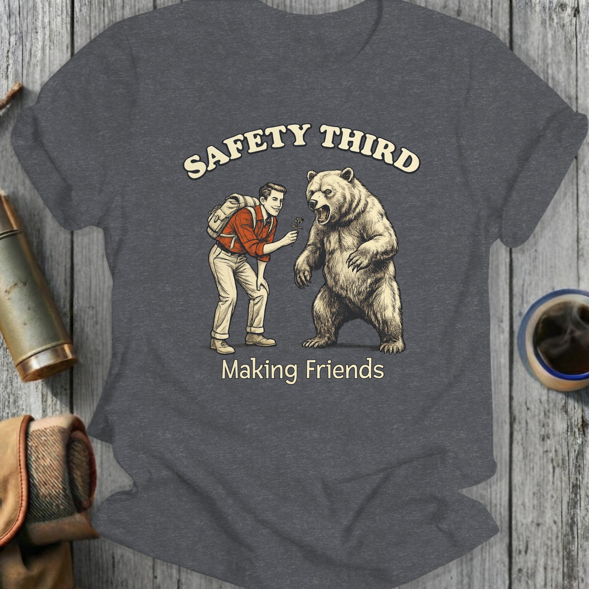 Safety Third Making Friends Graphic T-Shirt