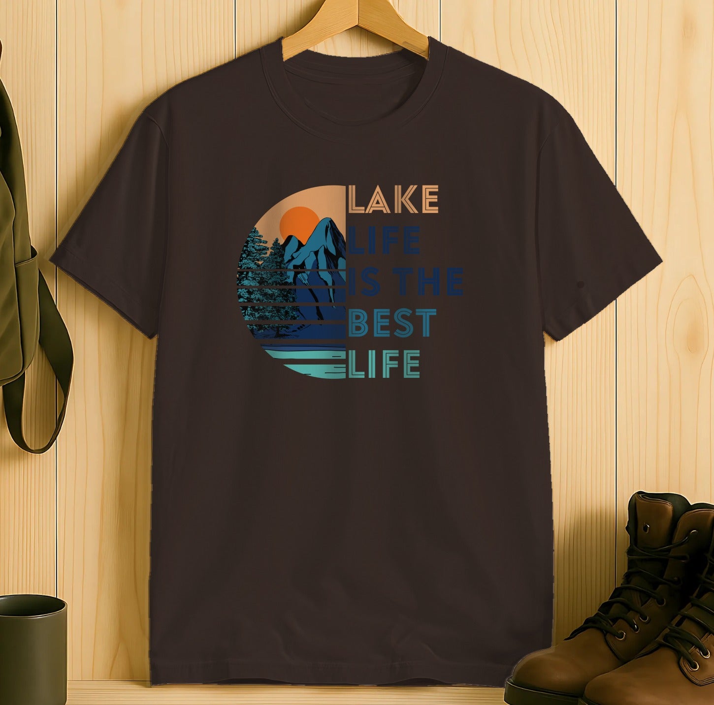 Lake Life Is The Best Life Graphic T-shirt product